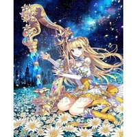 5d diy full drill diamond painting rhinestone embroidery with accessories and tools supply arts anime harp fairy cross stitch