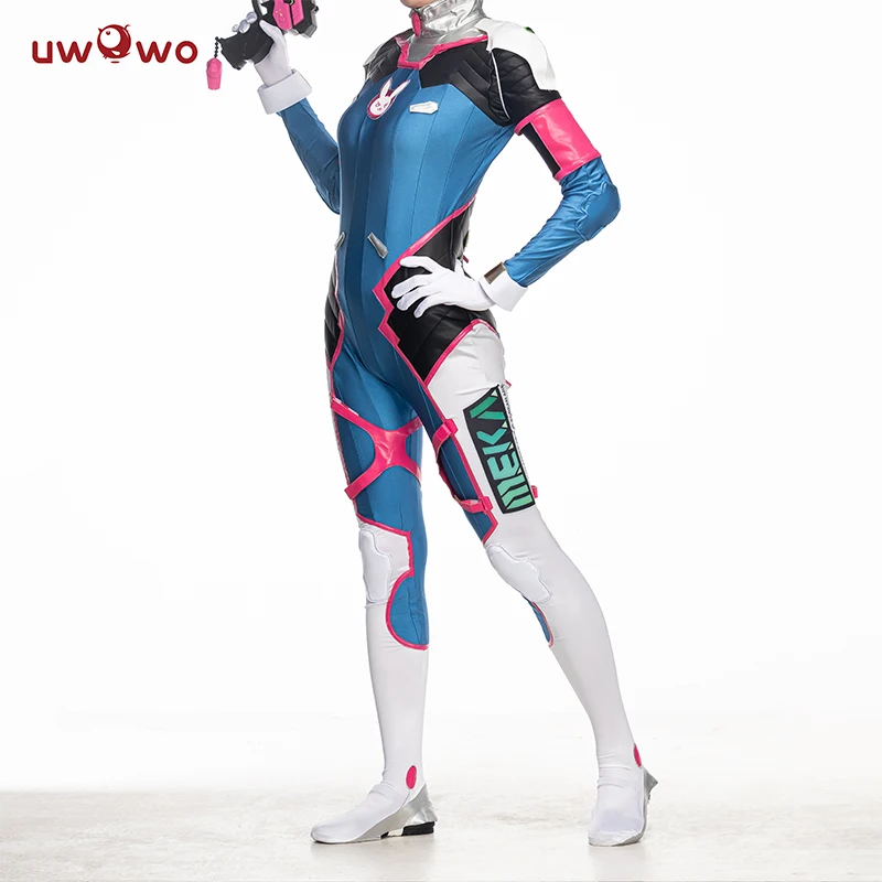 Uwowo толстые сексуальные игры OW D.VA Косплей Костюм Dva Mercy SUKUMIZU спандекс Аниме для