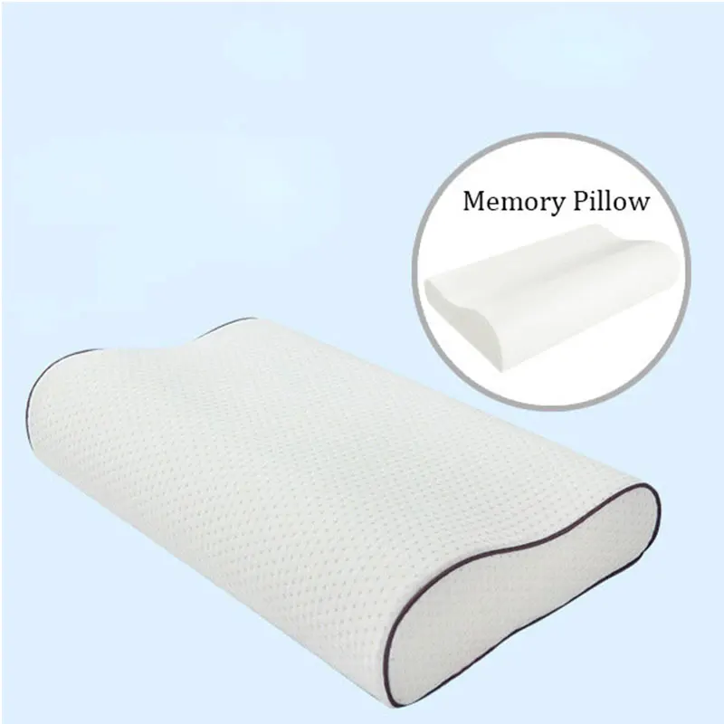 EJSPACE Подушка с эффектом памяти твердой наволочкой для взрослых защита шеи