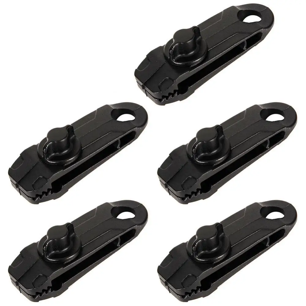 

Многоразовые зажимы для тента из АБС-пластика, зажимы для наружного шнура, инструмент для затяжки для кемпинга, кемпинга, Парусников или пик...