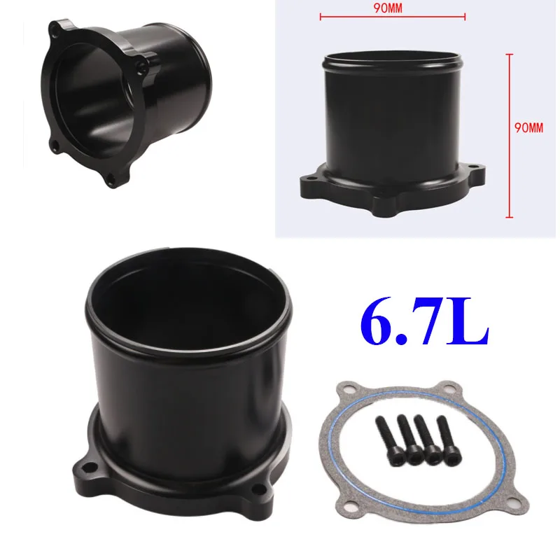 

Съемная трубка дроссельной заслонки с прокладкой и болтами для дизельного двигателя Dodge Ram 6.7L L6 Cummins 2007-2017 гг.