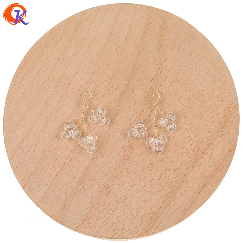 

Cordial Design 100Pcs 16*26MM Jewelry Accessories/DIY/Hand Made/Imitation Pearl/Branch Shape/Crystal Charms/Earring Findings