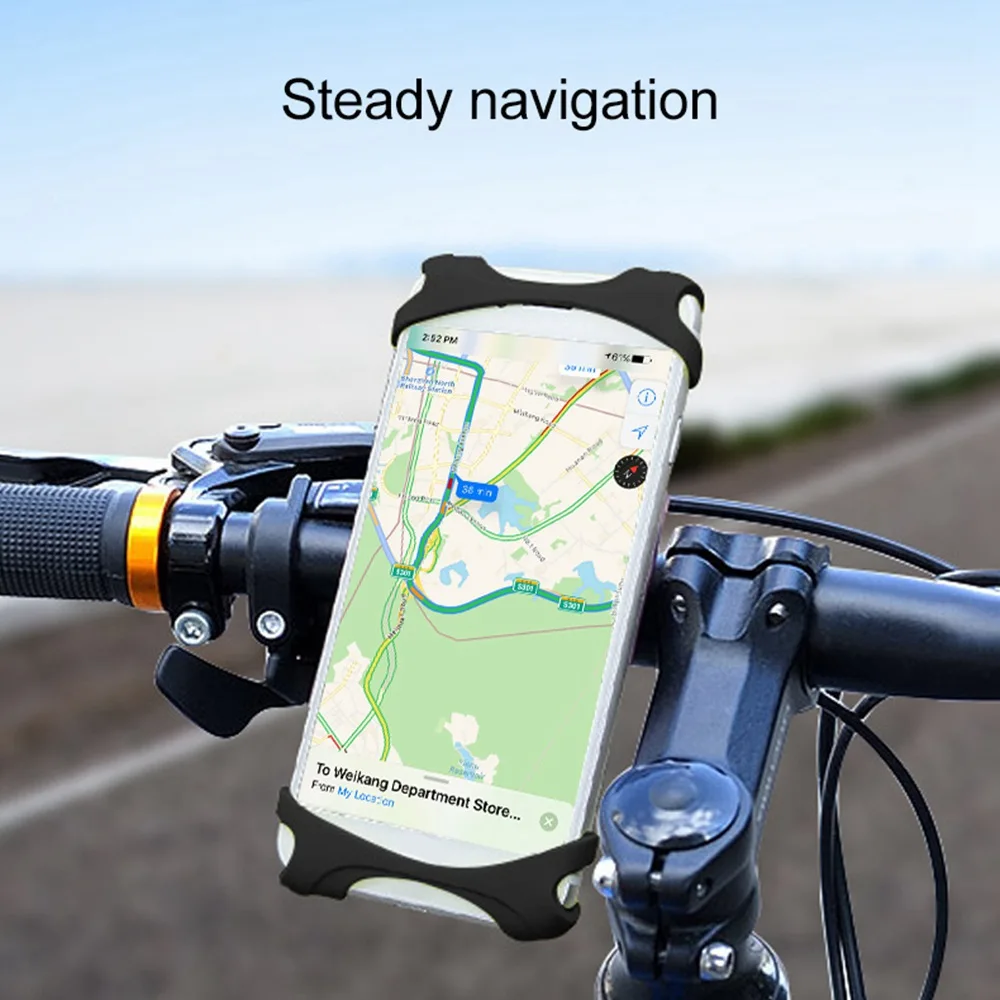KISSCASE Hot MiniBicycle Silicone Mobile Phone Bracket Motorcycle Electric Vehicle Universal Anti-drop Navigation | Мобильные