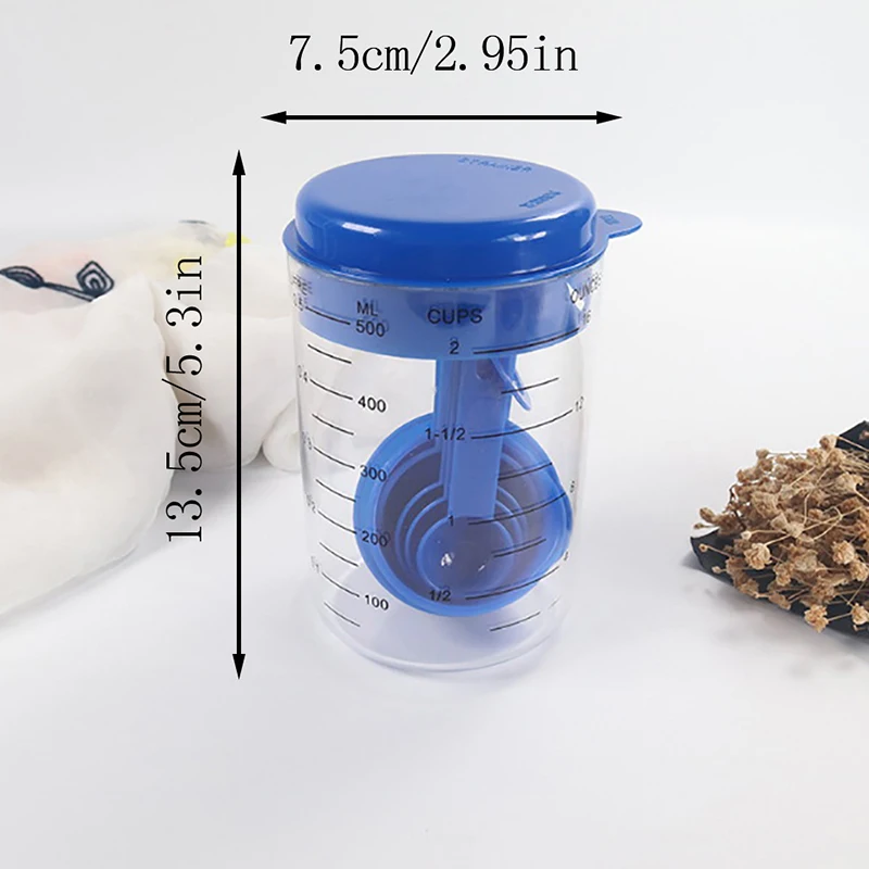 Кухонные чашки набор ложек инструменты для приготовления пищи 7 шт Пластиковые