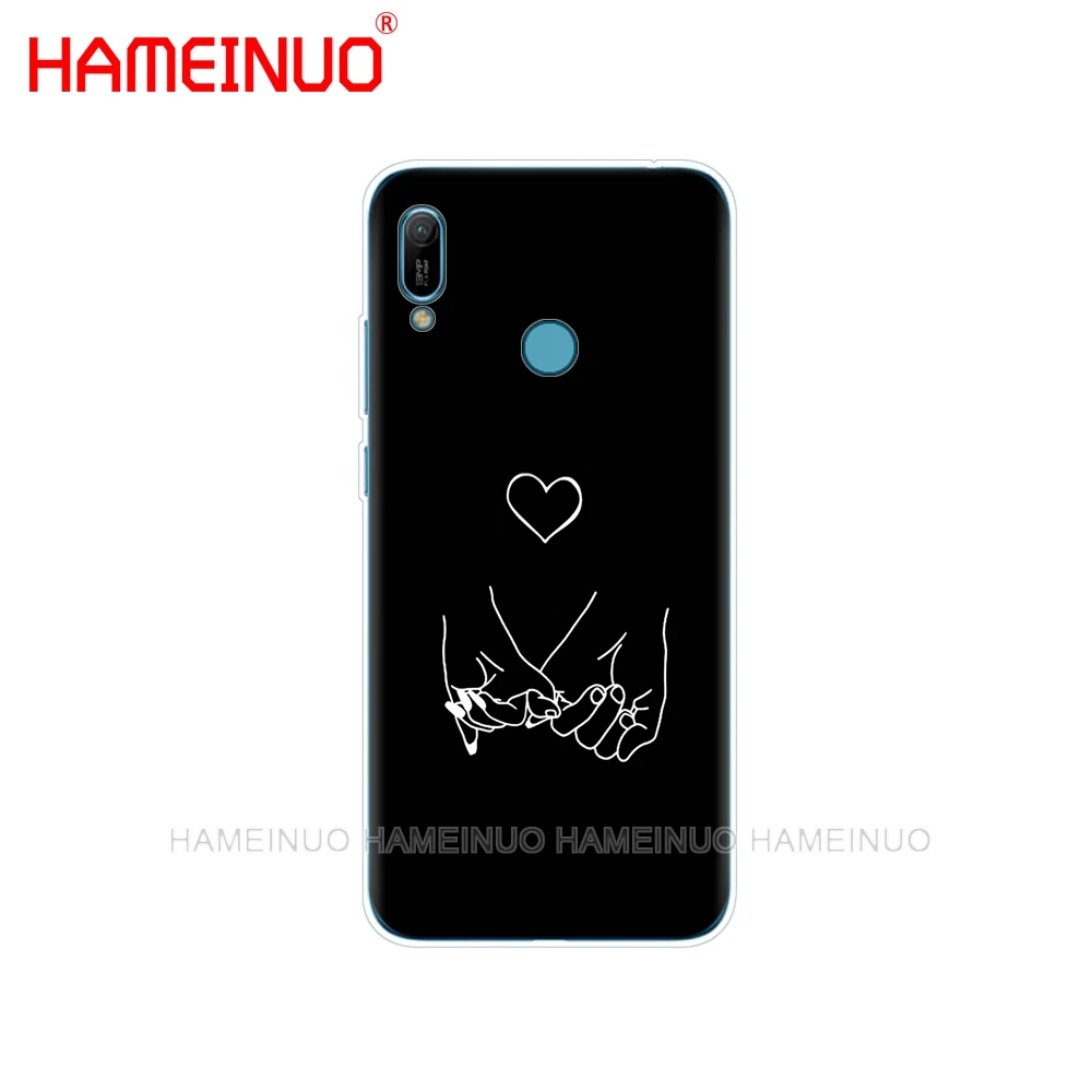43408 Силиконовый чехол для huawei Y5 Y6 Y7 Y9 PRO PRIME honor 8s 8a 20 LITE PRO 10i view 20 V20 Love Heart Flower Rose Girl - Цвет: 43408
