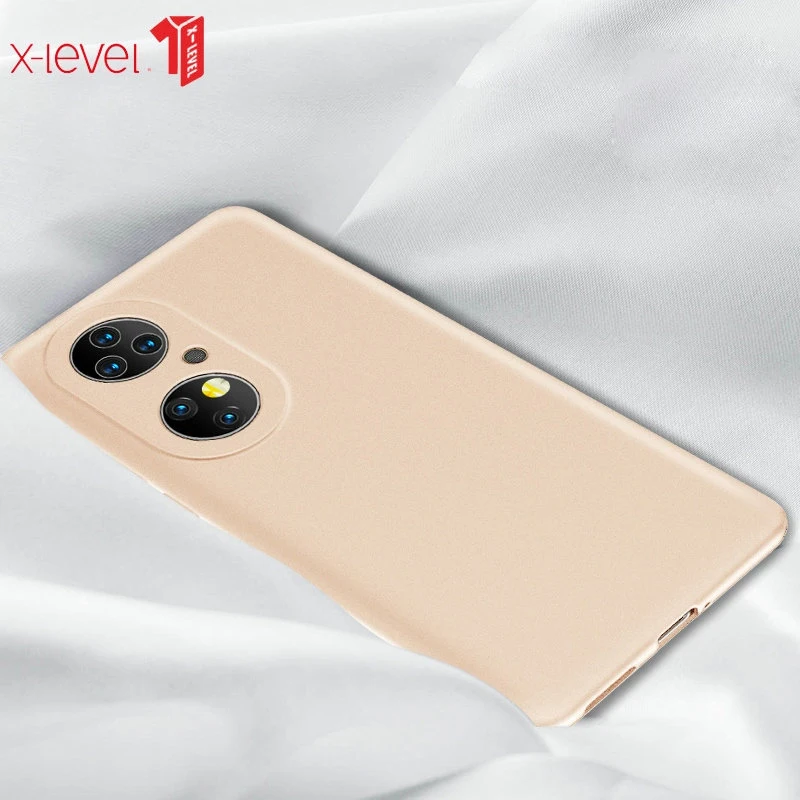 

For Huawei P50 Pro Case X-Level Ultra Thin Soft TPU Matte Back Cover For Huawei P50