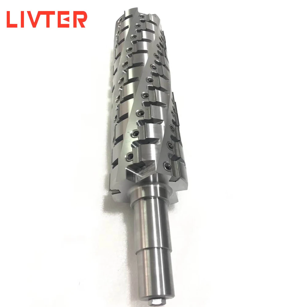 Fiyat LIVTER Helisel Kesici Kafa Için Spiral Kesici Kafa Mili Jointer Kalınlığı Planya Makinesi