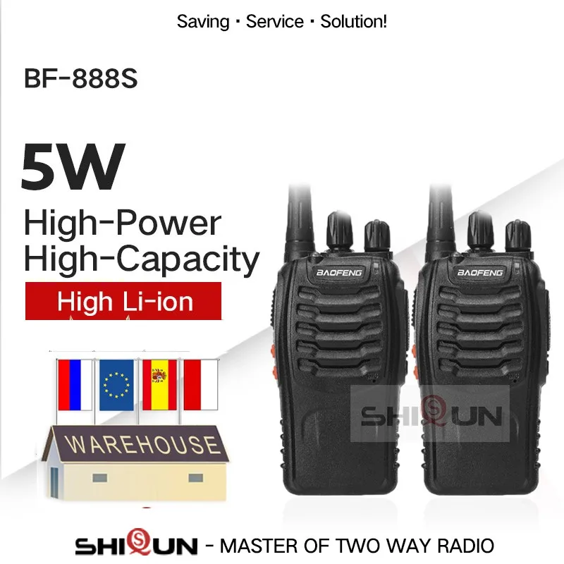 Рация Baofeng BF 1 или 2 шт. boafeng UHF 5 Вт 400-470 МГц H777 bf дешевая двухсторонняя любительская