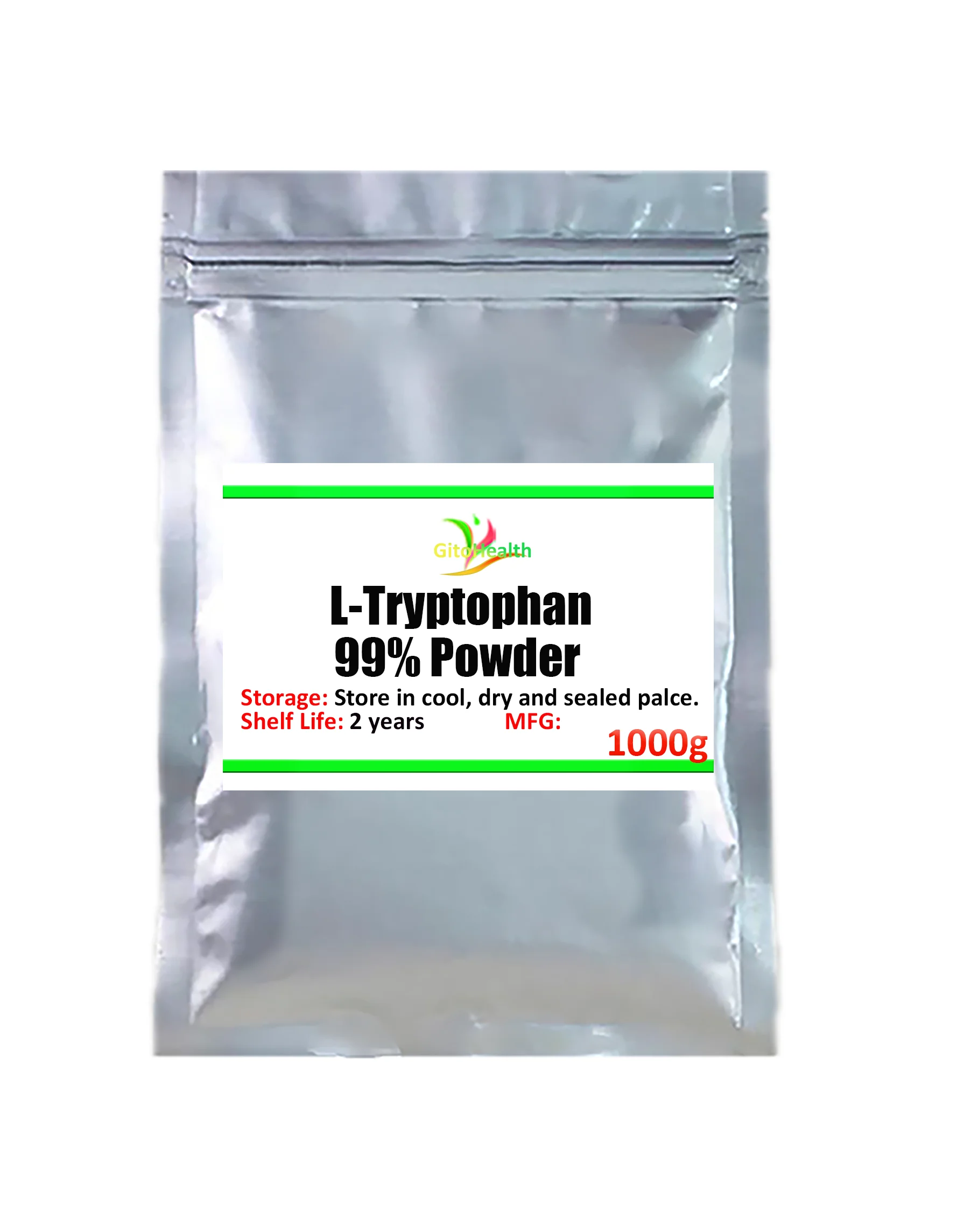 

99% natural sleep aid L-tryptophan powder, relieve pressure, improve cardiovascular system, promote physical and mental relaxati
