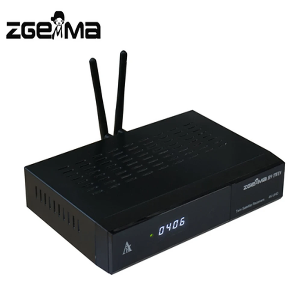 Новейшая версия Zgemma H9 Твин 2* CI+ Linux E2 система 2* DVB-S2X IP ТВ Твин спутниковый ТВ приемник+ IP ТВ Сталкер ZGEMMA H9 4K ТВ приставка