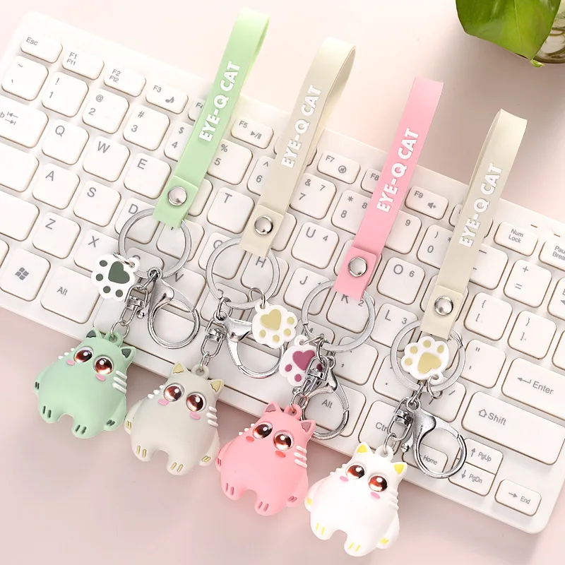 

4pcs Cartoon Keychain Pendant Gift Cartoon Cute Keychain