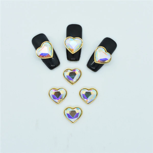 10PCs-926-1 10 шт./партия, 3D украшения для ногтей, аксессуары для ногтей, хрустальные бриллианты, стразы, блестящие 3d украшения - Цвет: 10PCs-926-1