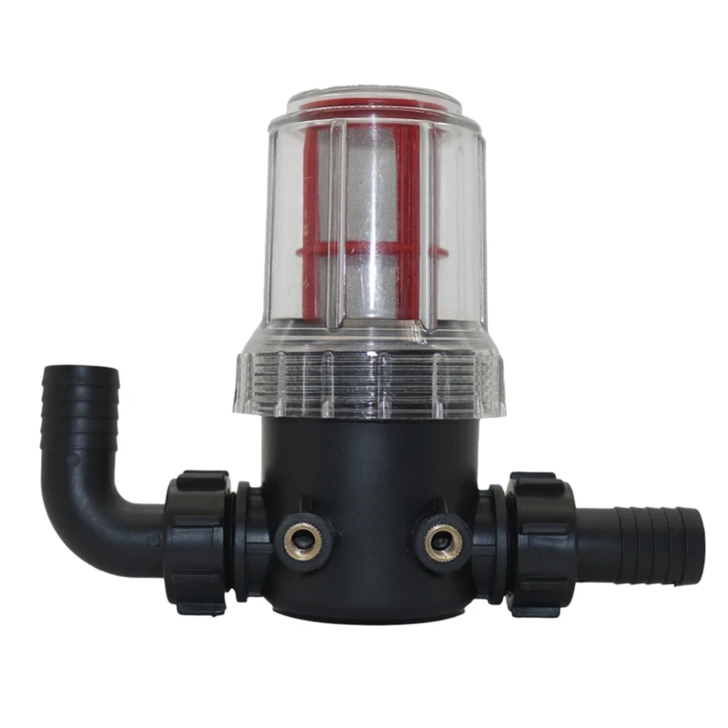 

20Mm 50 Mesh Stainless Steel Large Flow Visible Filter Transparent Water Pipe Pre-Filter Garden Irrigation Agriculture Tool