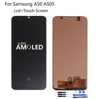 lcd display for samsung galaxy a50 2019 touch screen digitizer assembly phone for samsung a505fds a505f a505fd parts repair
