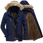 Мужская парка, новинка зима 2021, модная куртка с меховым воротником и капюшоном, мужское пальто, ветрозащитные уличные повседневные мужские куртки в стиле милитари с несколькими карманами