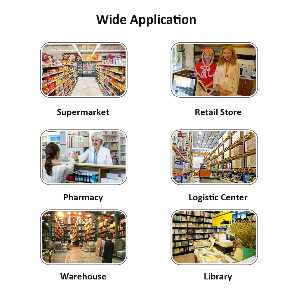 Беспроводной сканер штрих кода RF1000G ручной Wechat считыватель для мобильного