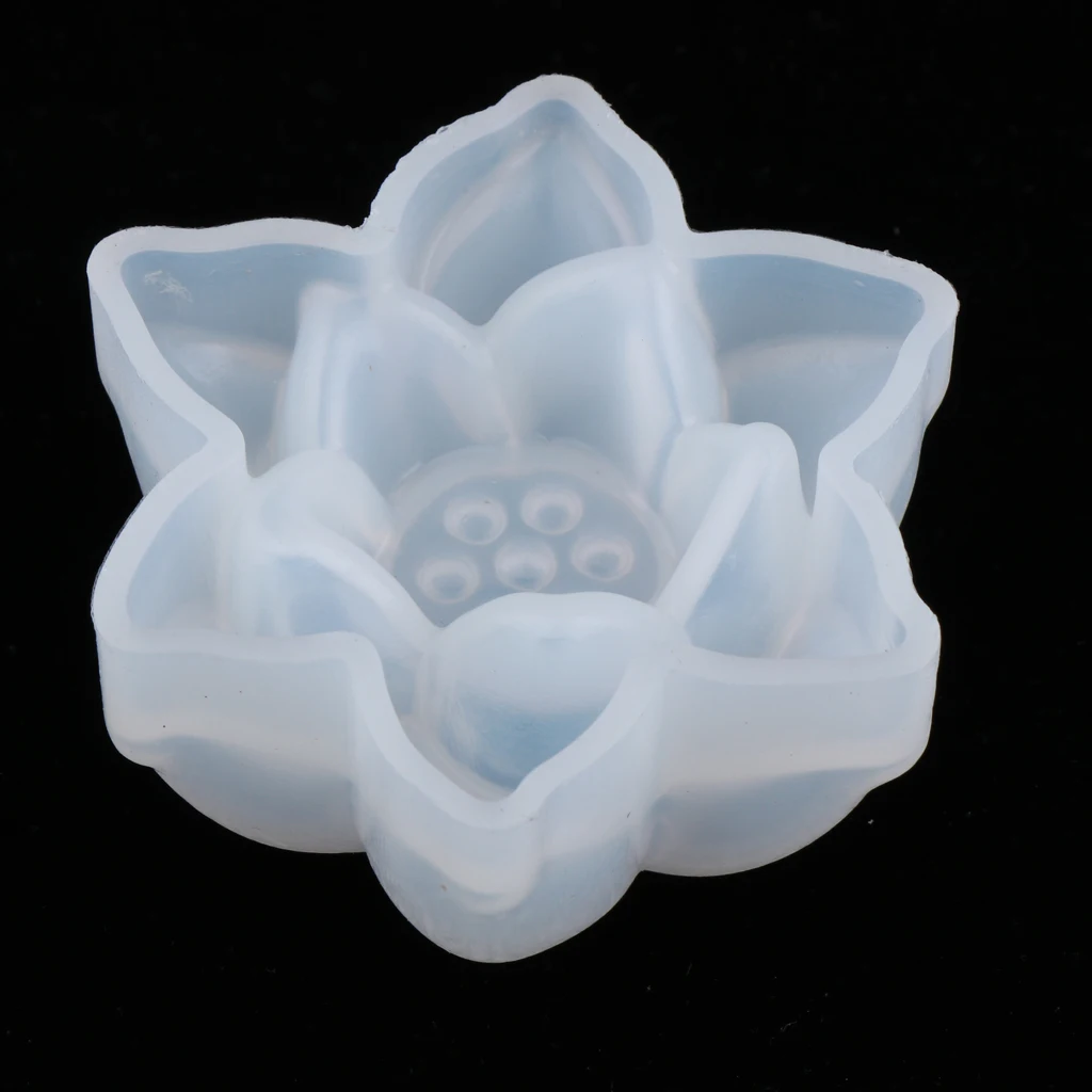

DIY 3D Lotus Flower Silicone Mold Fondant Cake Decorating Chocolate