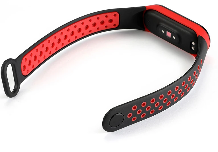 Спортивный дышащий жидкий силиконовый ремешок для Xiaomi mi Smart Band 4 mi band 4 NFC global mi Band 3 Watch