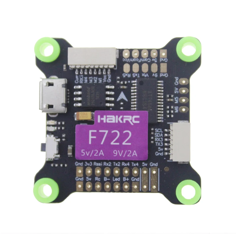 HAKRC гоночный Дрон F722 V3 Контроллер полета интегрированный OSD 5V 9V Dual BEC 50A 4 в 1 ESC Flytower |