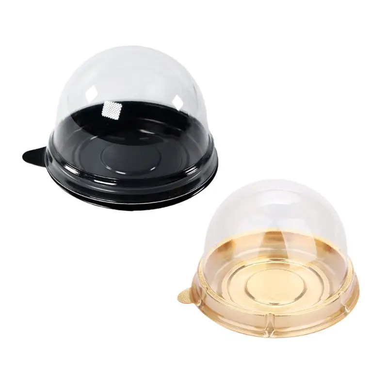 

Мини-контейнер для торта в виде круглой Луны, 50 шт., коробки для подарков на свадьбу, 80 г, для лунного пирога, кухонные принадлежности