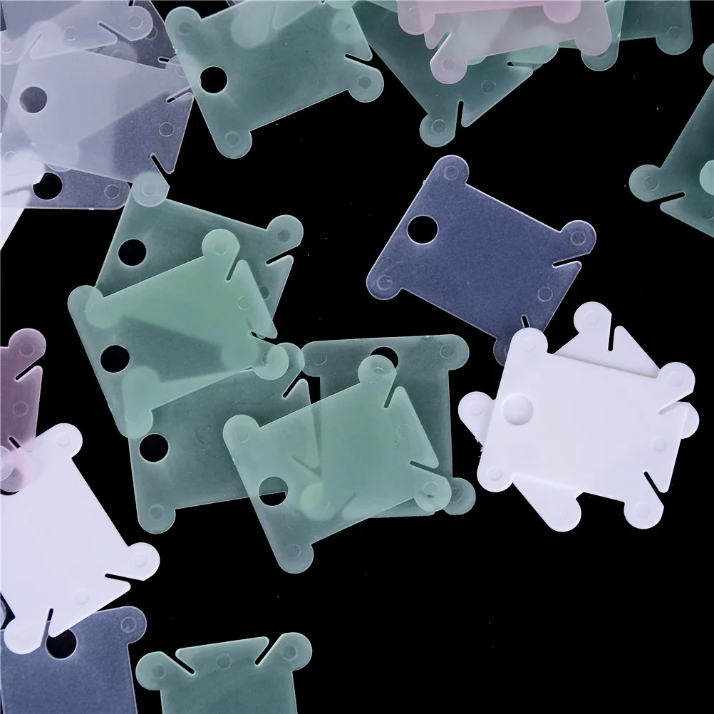 100 искусственная пластиковая вышивка нить рукоделие держатель для хранения