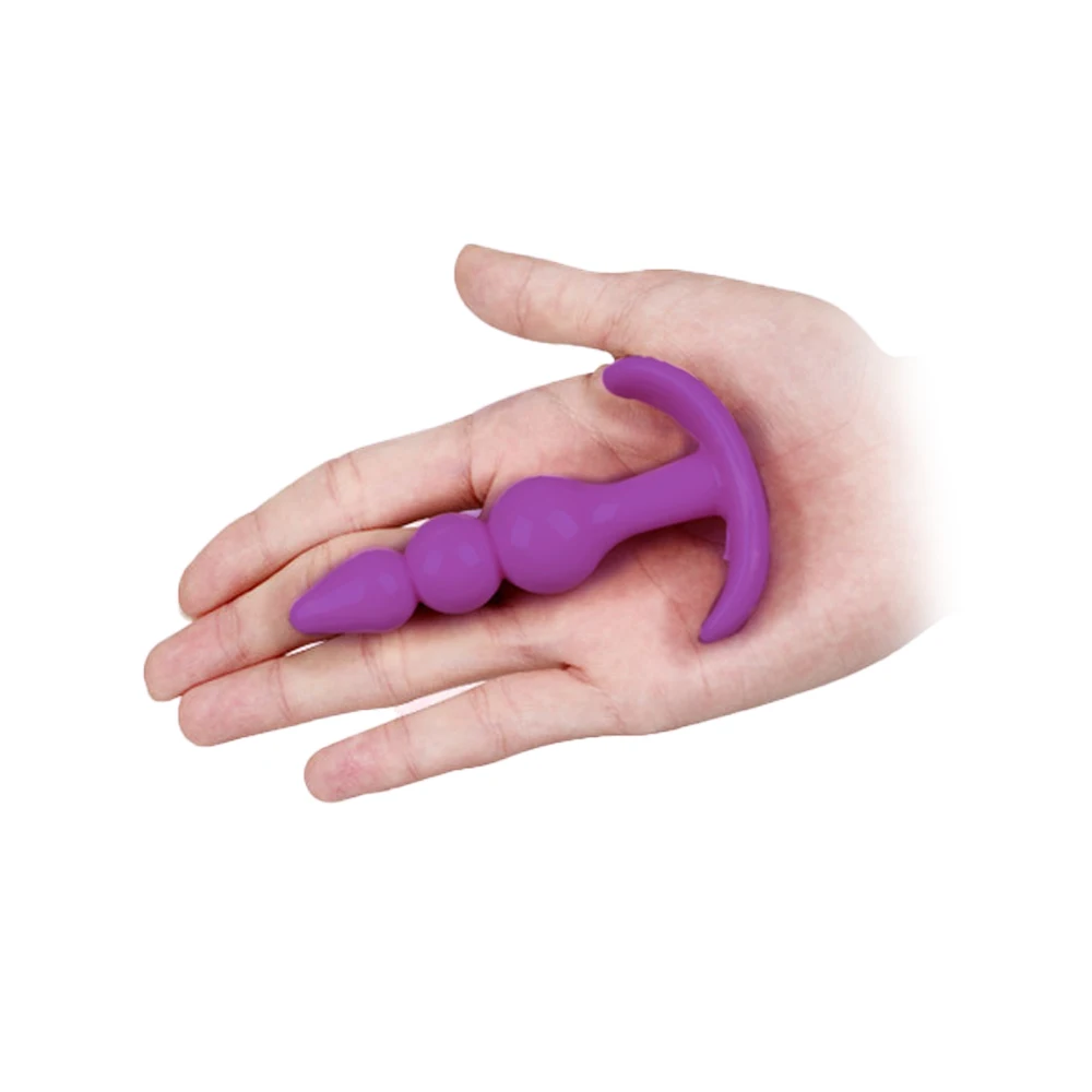 Мягкая анальная пробка из силикагеля для стимуляции точки G вибратор вагины