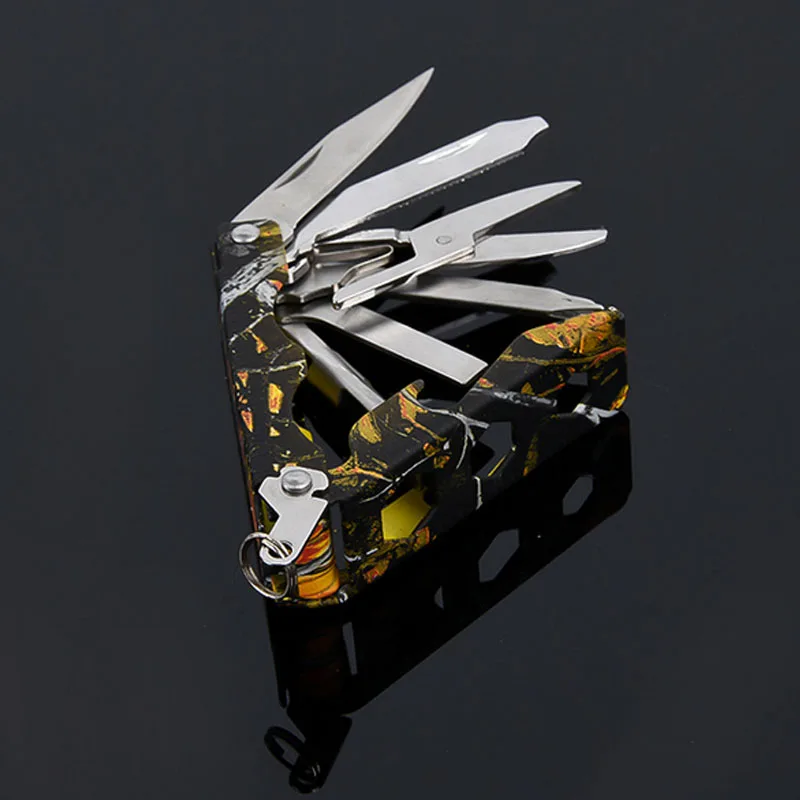 Многофункциональные ножи из нержавеющей стали складной швейцарский карманный