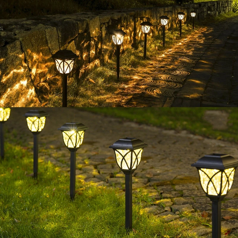 

Светодиодный светильник на солнечной батарее в Королевском дворцовом стиле, уличная декоративная лампа в стиле ретро для сада, дорожек, дво...