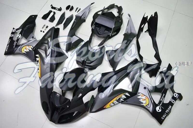 Обтекатель из АБС-пластика для BMW S1000 RR 2010-2014 матовая Черная Акула набор всего тела