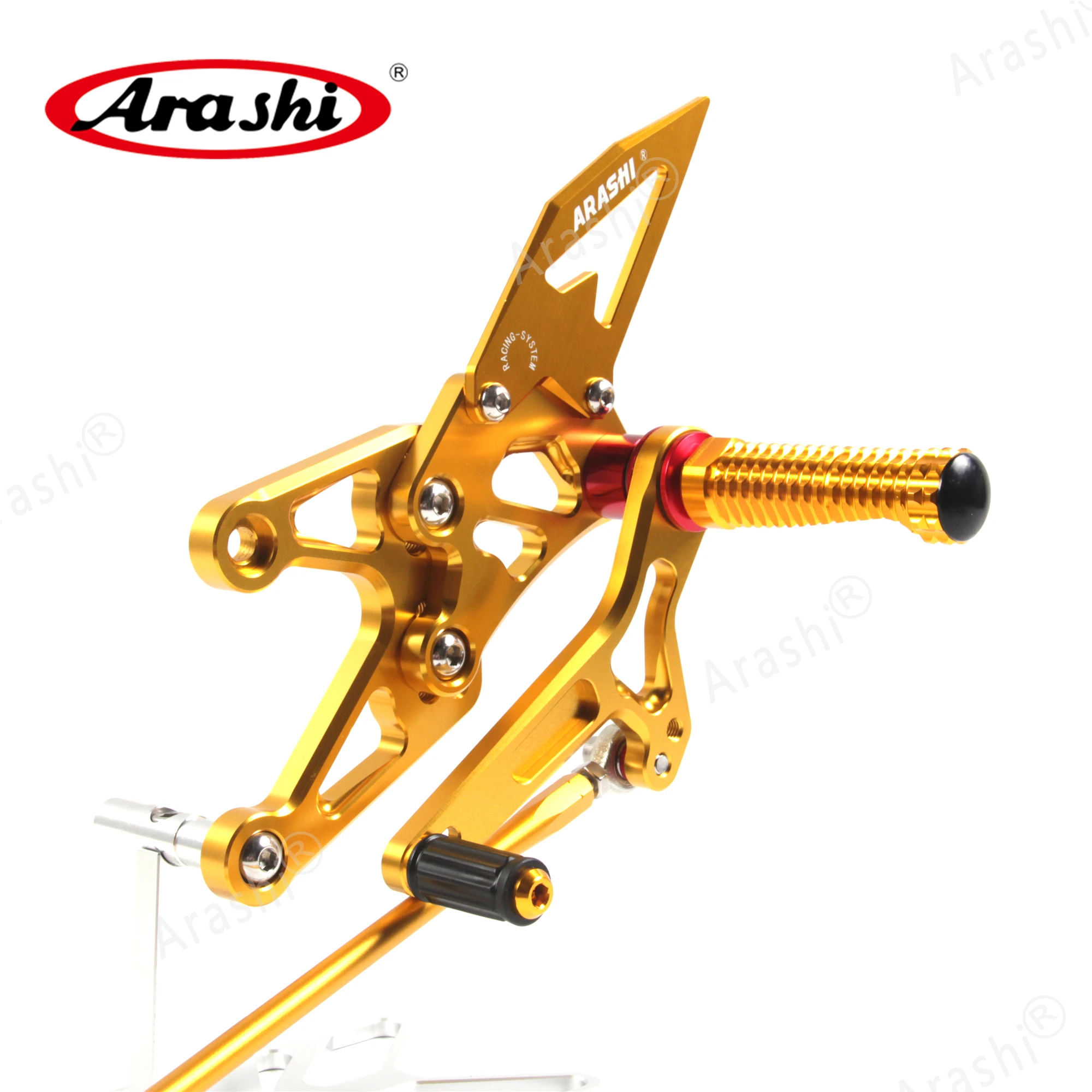 Араши для YAMAHA YZF R1 2007 2008 CNC Регулируемая подставка ног подножки задние комплекты