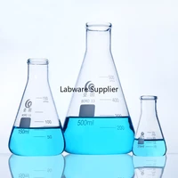 1pc 50 2000ml small mouth high borosilicate glass erlenmeyer flask conical thickened high temperature resistance laboratory