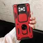 Чехол Funda Poco X3 Pro NFC, защита объектива, ударопрочный чехол для Xiaomi Pocophone Pocox3 Pro NFC Poco X 3 Pro, чехол с магнитным кольцом