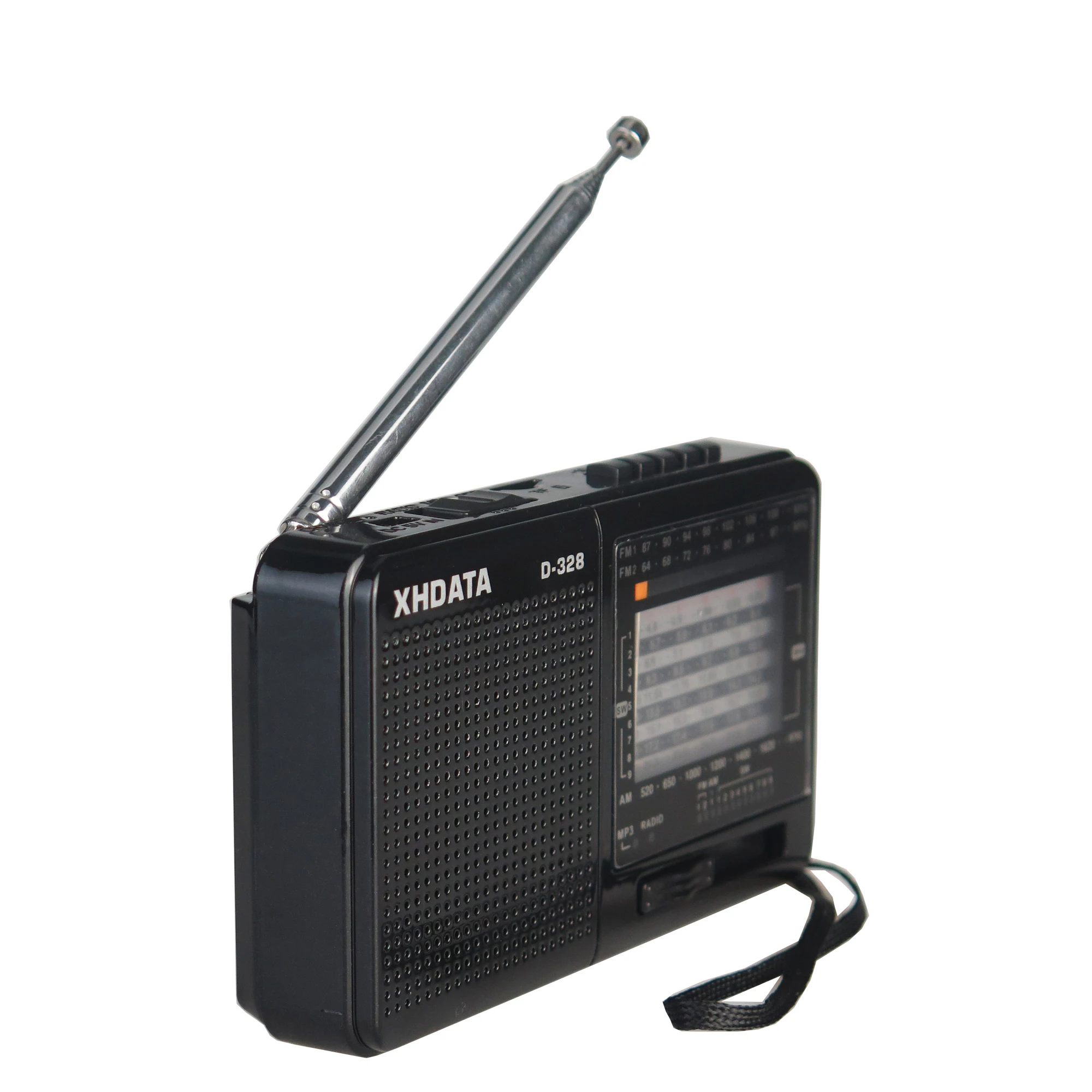 XHDATA D-328 fm-радиоприемник AM SW портативное коротковолновое Радио MP3 плеер с разъемом для карт TF