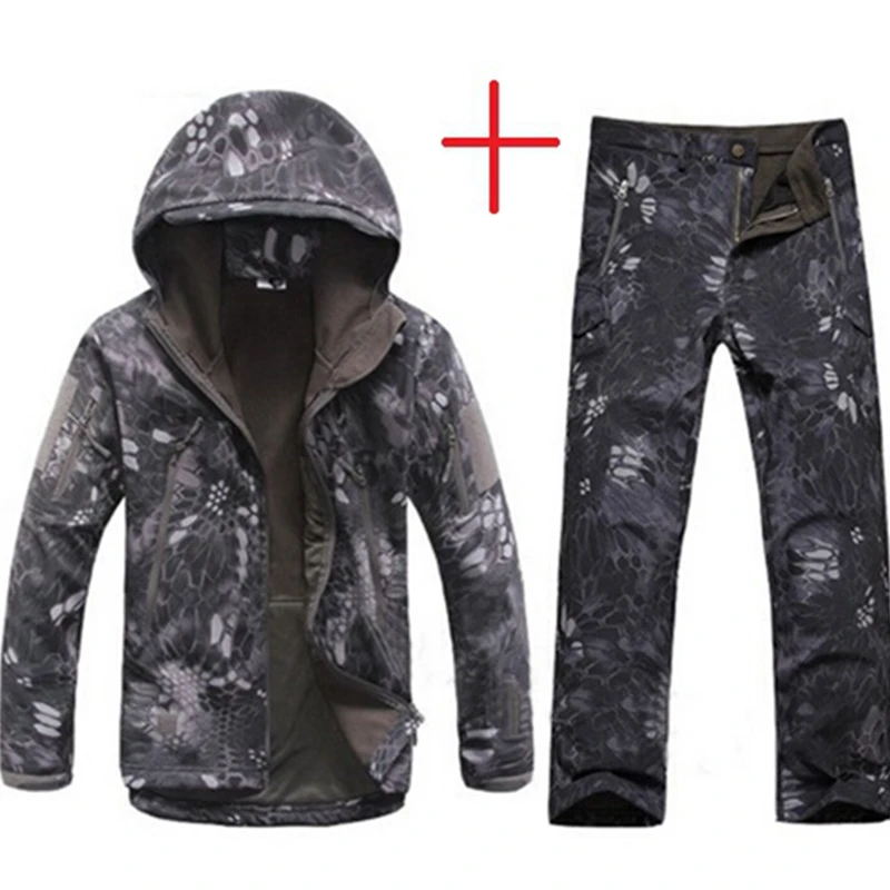 Новая тактическая флисовая мужская куртка Lurker Shark Skin V 4 0 ветровка