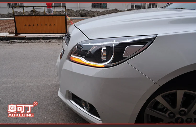 AKD автомобильный Стайлинг для Chevrolet Malibu фары 2012- Malibu светодиодный фары DRL Биксеноновые линзы Высокий Низкий луч парковка противотуманная фара