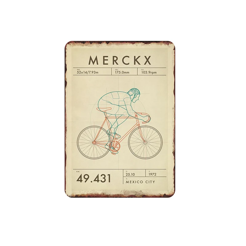 Светло-желтый Пользовательские винтажные оловянные знаки Velo Solex металлические настенные художественные Ретро оловянные таблички настенные украшения для кафе бар магазин Размер: 20*30 см - Цвет: Светло-желтый