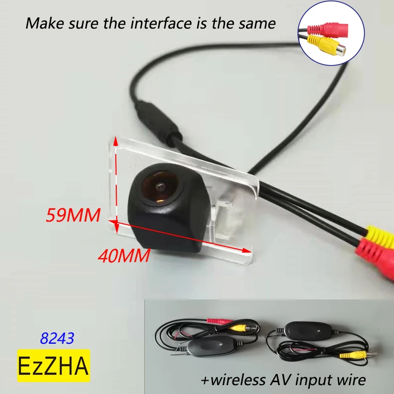 

Fisheye HD CCD Dynamic Trajectory Wireless Car Rear View Backup Parking Camera For Suzuki Kizashi 2010 2011 2012 2013 2014
