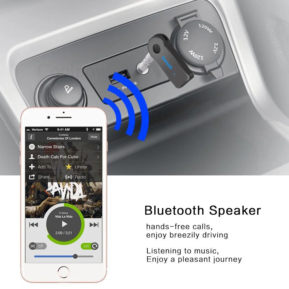 Мини 3 5 мм разъем AUX аудио MP3 музыка Bluetooth приемник адаптер автомобильный комплект