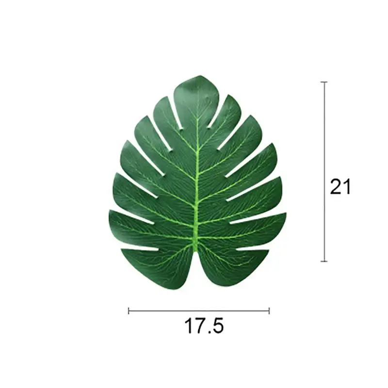 

36PCS Artificial Palm Leaf Lifelike Artificial Tropical Leaf Fake Leaf for Luau