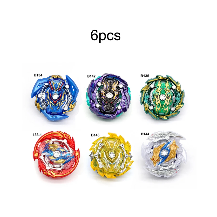 6pcs3 Takara Tomy Bey Stadium Burst Gt игрушка металлическая Арена битва планета тупи пусковая золотая коробка игрушка для мальчика малыш - Цвет: 6pcs3