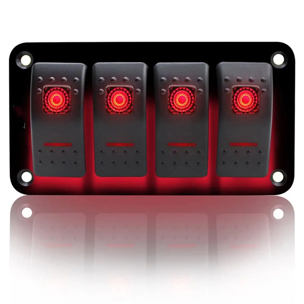 Инновационная 4 банда Автомобильная Морская Лодка Караван светодиодный