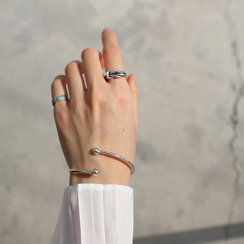Кольцо женское Двухслойное из серебра 925 пробы с узлом|knot ring|open ringrings for women |