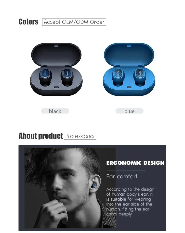 

[bluetooth 5.0] Bakeey T04 TWS True Wireless Earbuds Stereo Earphone Headphone With Portable Charging Box Mic for Xiaomi Huawei
