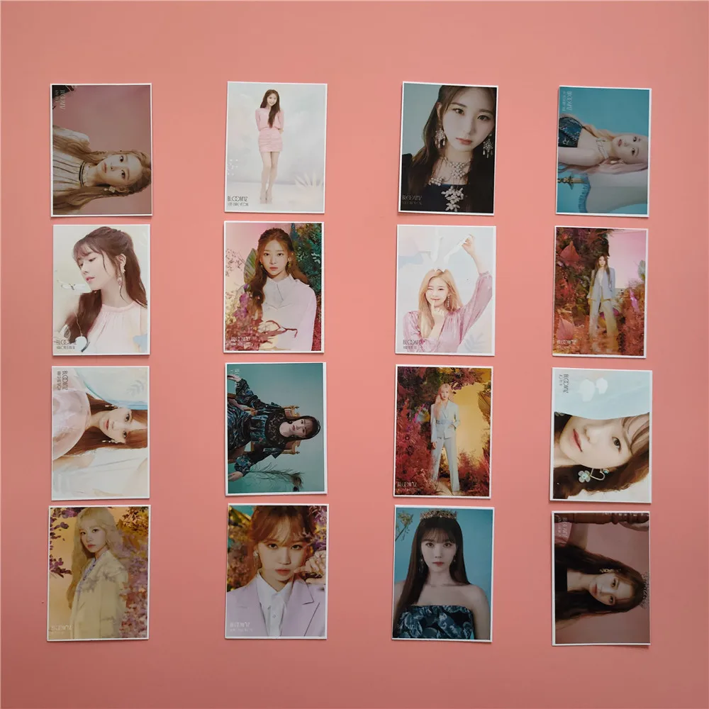 16 шт./компл. Kpop IZONE photocard New come back photo album BLOOM * IZ HD cards |