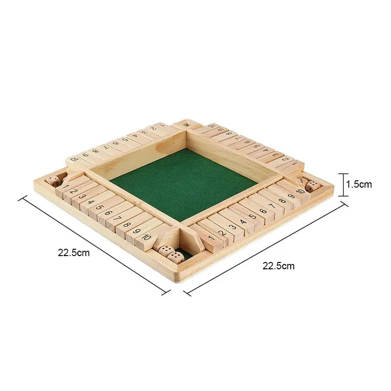 

Wooden Board Game A Classic Family Math Game for Kids Family Party Gift Durable GQ