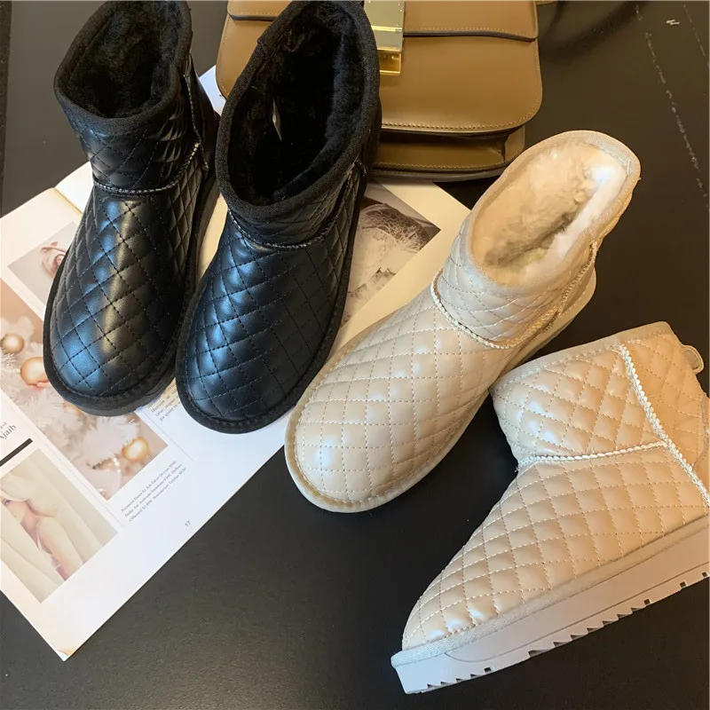 Зимняя новая зимняя внутренняя шерстяная теплая первого слоя воловьей кожи