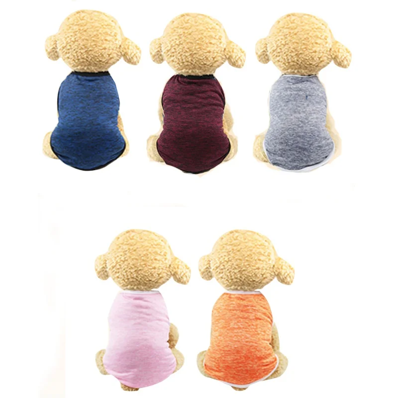 2018 Dog Clothes Spring Breathable Stain-Resistant Models For Thin Classic Soft Outfit Summer Vest Clothing Pet | Дом и сад