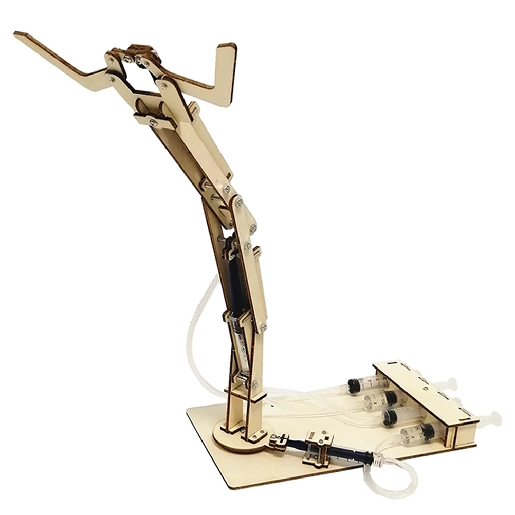 Гидравлическая механическая рука DIY Модель строительная игрушка дети