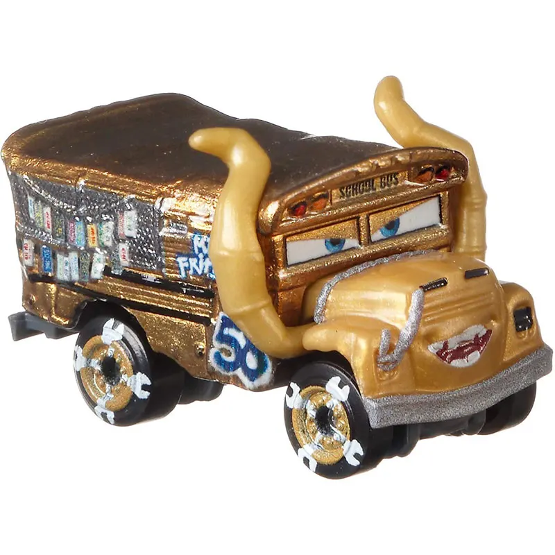 Disney Pixar Cars3 мини игрушечный автомобиль GKG09 литая молния McQueen miss police car topspeed trot