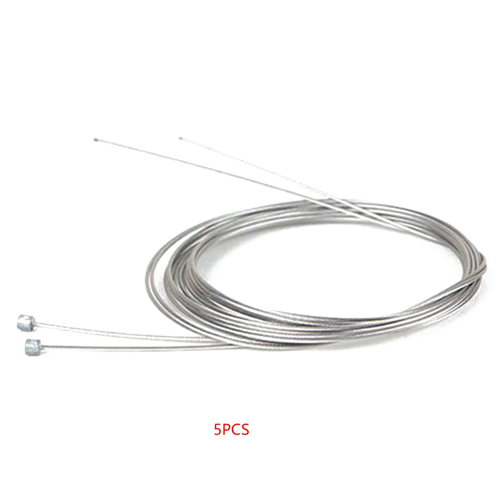 

5pcs Road Cycling Fixed Gear Bicycle Brake Line MTB Bike Steel Wire Brake Cable Bike Accessories